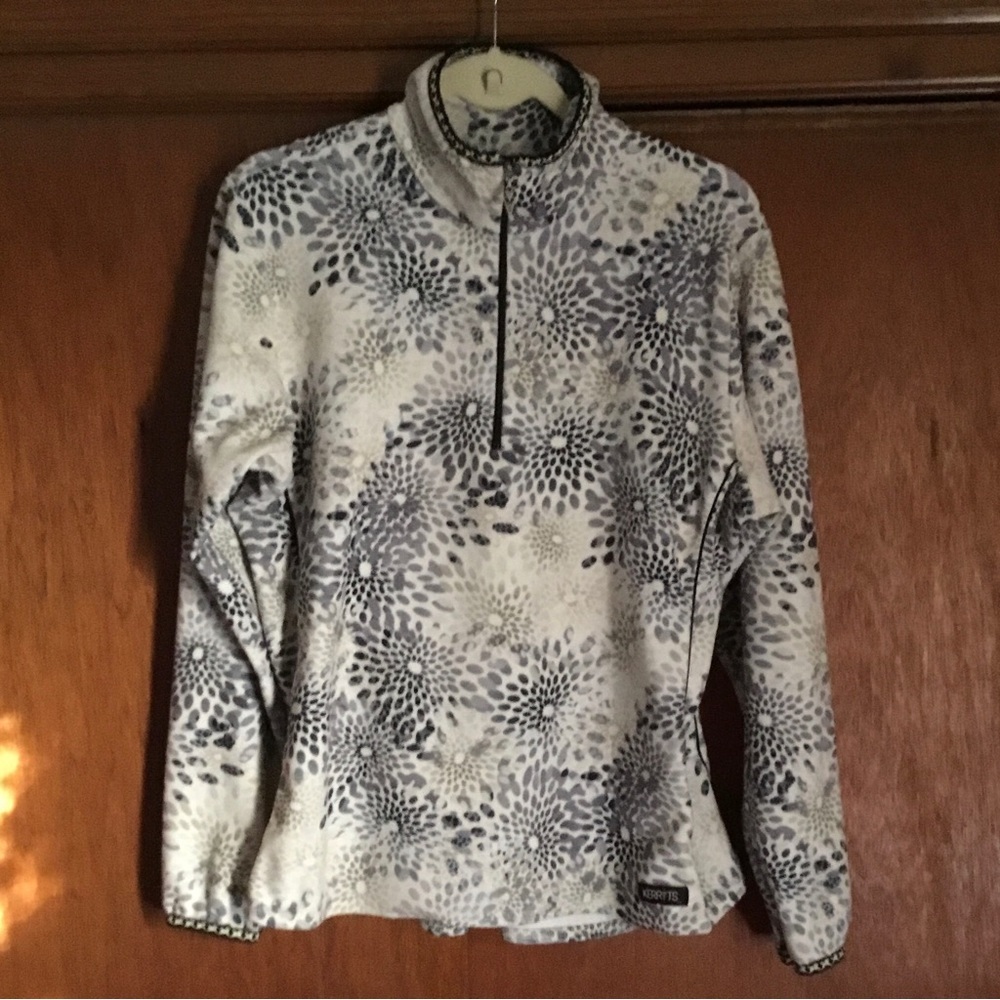 Kerrits microfleece technical riding 1/4 zip pullover top XL